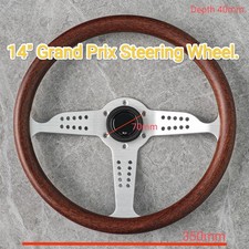 Wood  Steering Wheel 14"